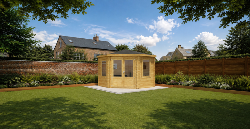 Corner-Log-Cabins | Sheds.co.uk