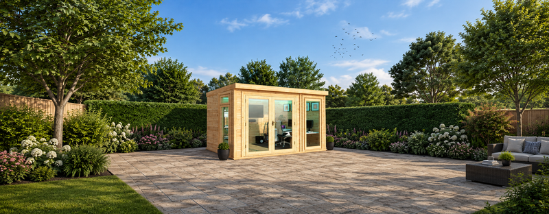 Adley 3m x 3m Insulated Garden Room - DIY Kit | Sheds.co.uk
