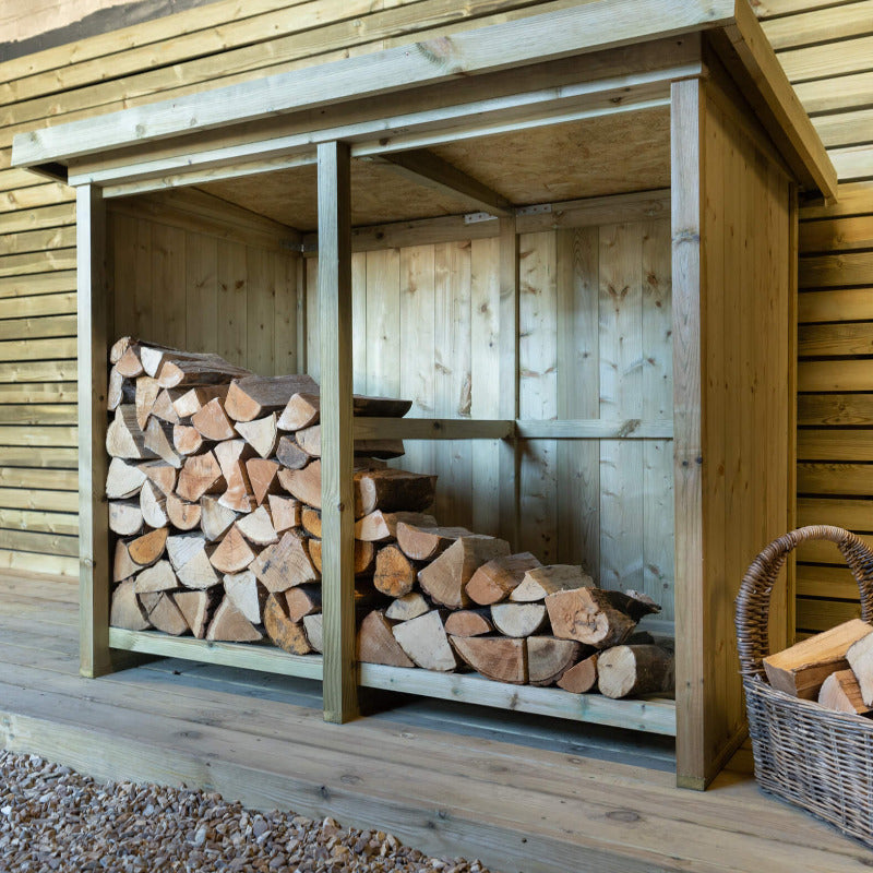 Garden Village Small Log Store | Sheds.co.uk