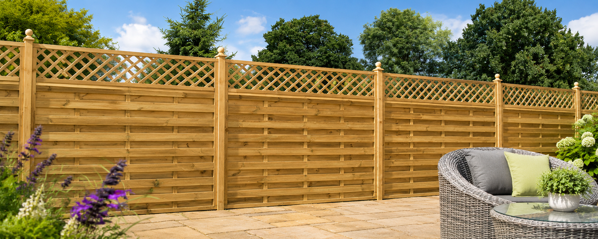 Horizontal-Weave-Fence-Panels | Sheds.co.uk