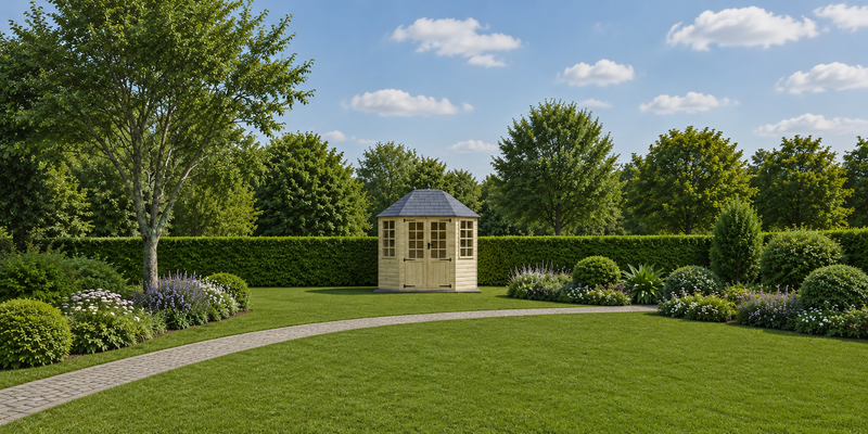 Octagonal-Summer-Houses | Sheds.co.uk
