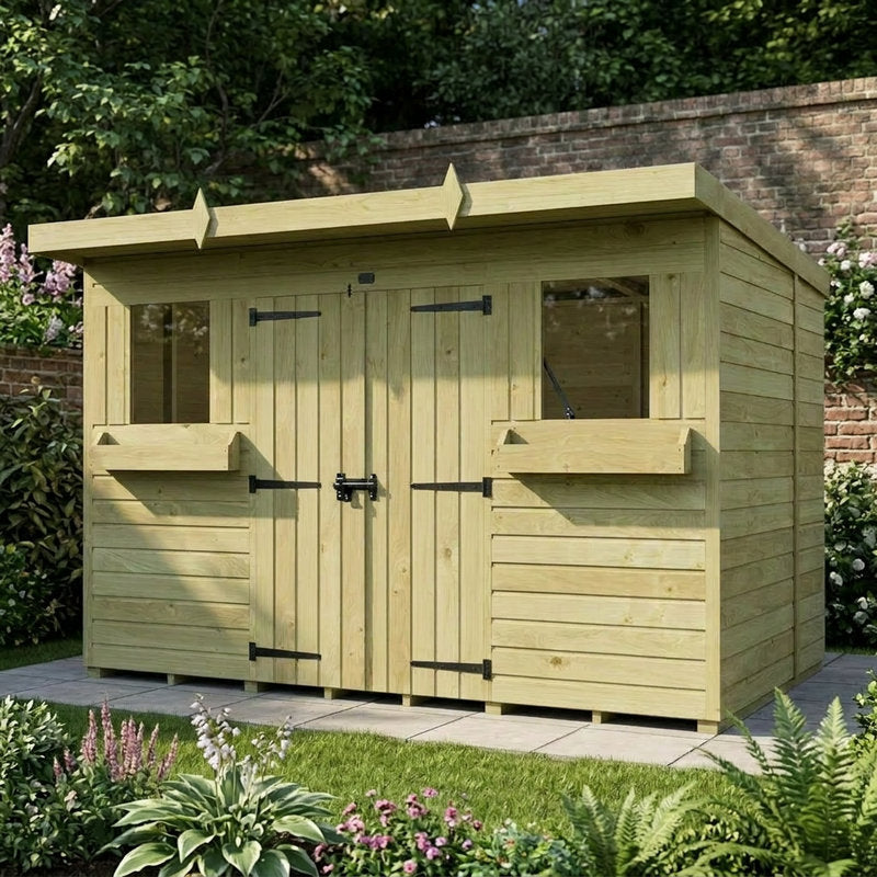 Holt 10' x 6' Handsworth Pressure Treated Summer Shed | Sheds.co.uk