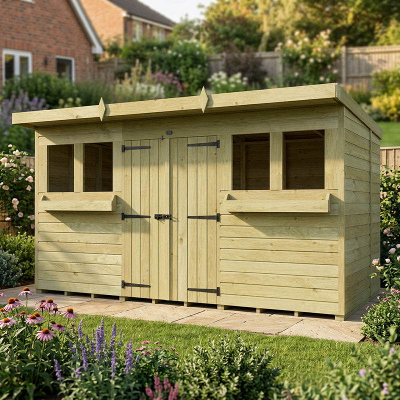 12 x 5 Handsworth Pressure Treated Summer Shed