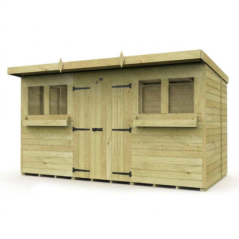Holt 12' x 6' Handsworth Pressure Treated Summer Shed | Sheds.co.uk