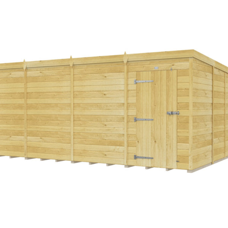 Holt 17' x 9' Pressure Treated Shiplap Modular Pent Shed | Sheds.co.uk