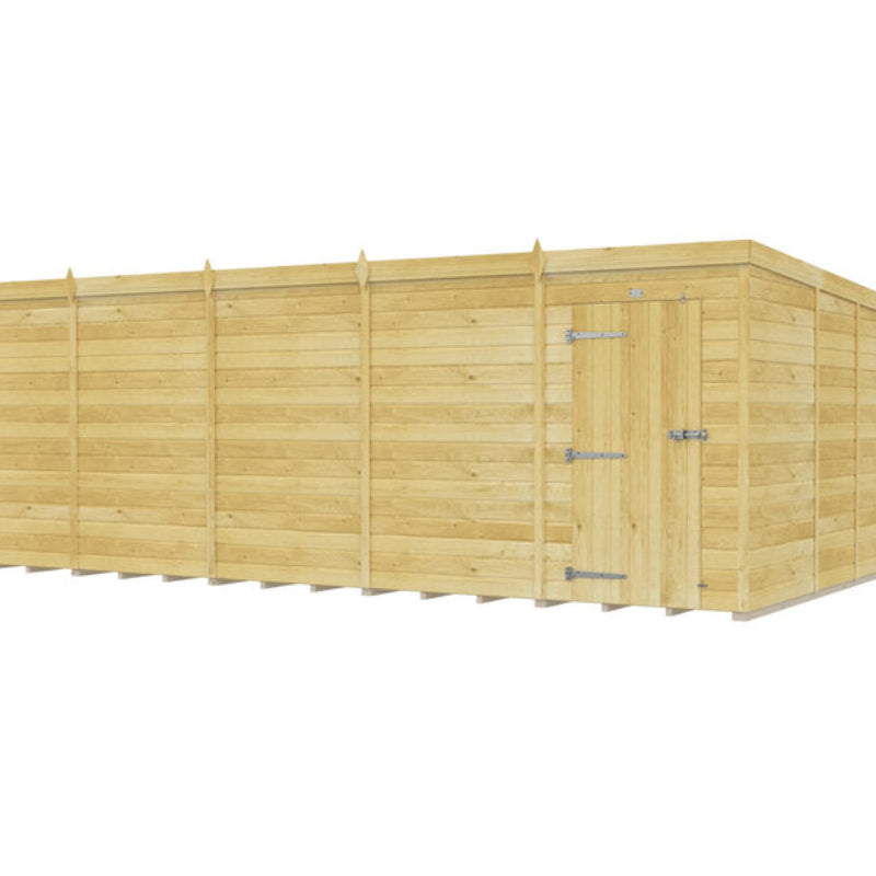 Holt 19' x 9' Pressure Treated Shiplap Modular Pent Shed | Sheds.co.uk