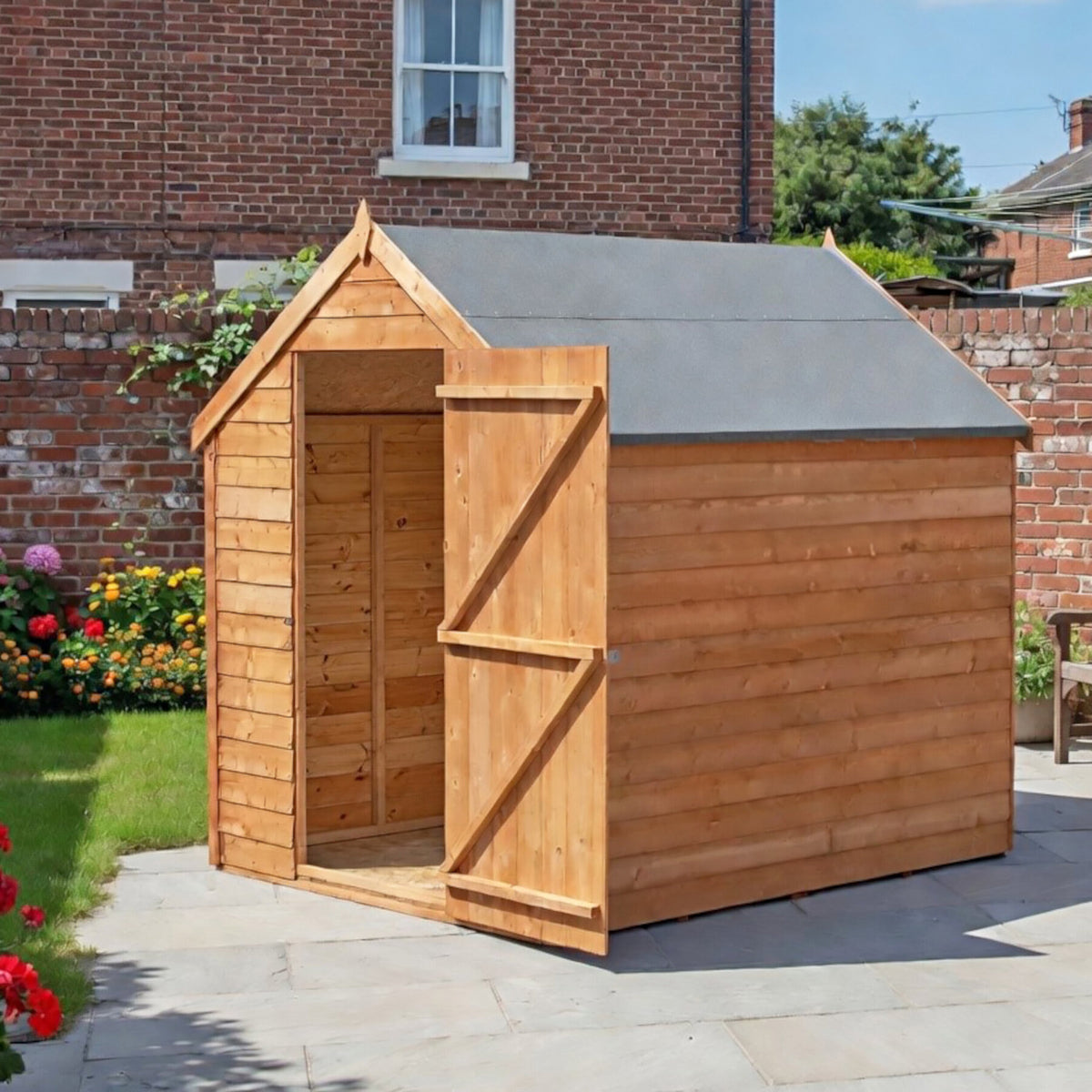 Loxley 5' x 7' Overlap Apex Shed | Sheds.co.uk