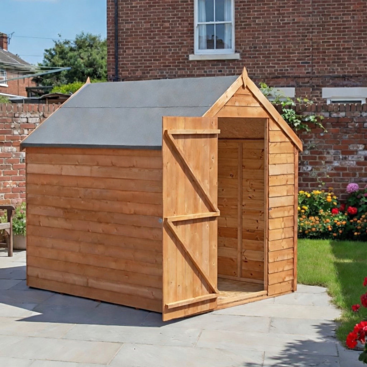 Loxley 5' x 7' Overlap Apex Shed | Sheds.co.uk