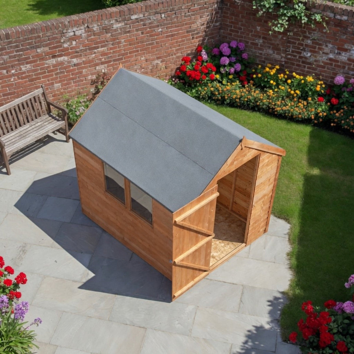 Loxley 5' x 7' Windowless Overlap Apex Shed | Sheds.co.uk
