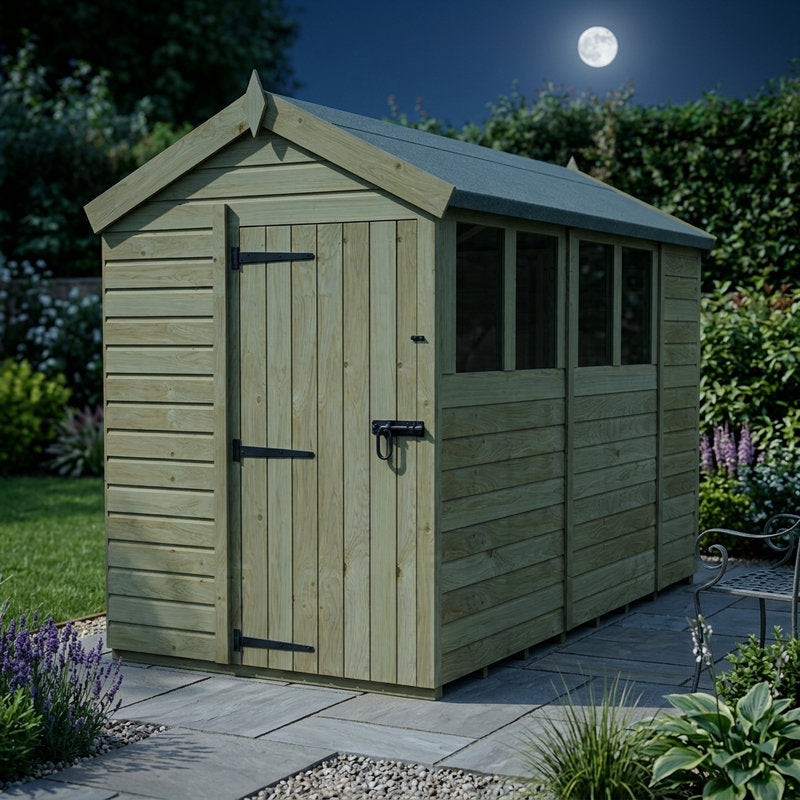 Holt 5' x 10' Pressure Treated Shiplap Modular Apex Shed | Sheds.co.uk