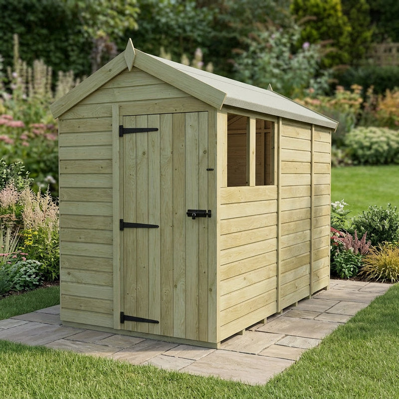 Holt 5' x 9' Pressure Treated Shiplap Modular Apex Shed | Sheds.co.uk