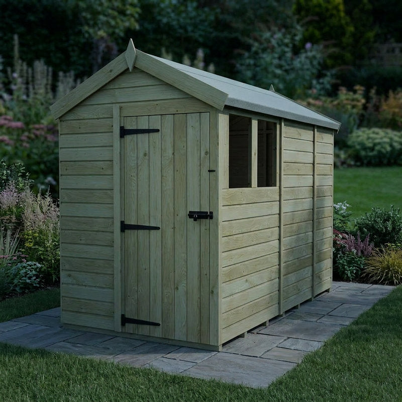 Holt 5' x 9' Pressure Treated Shiplap Modular Apex Shed | Sheds.co.uk