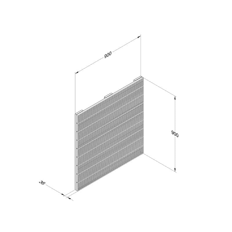 Hartwood 90cm Deck Tiles - Pack of 4