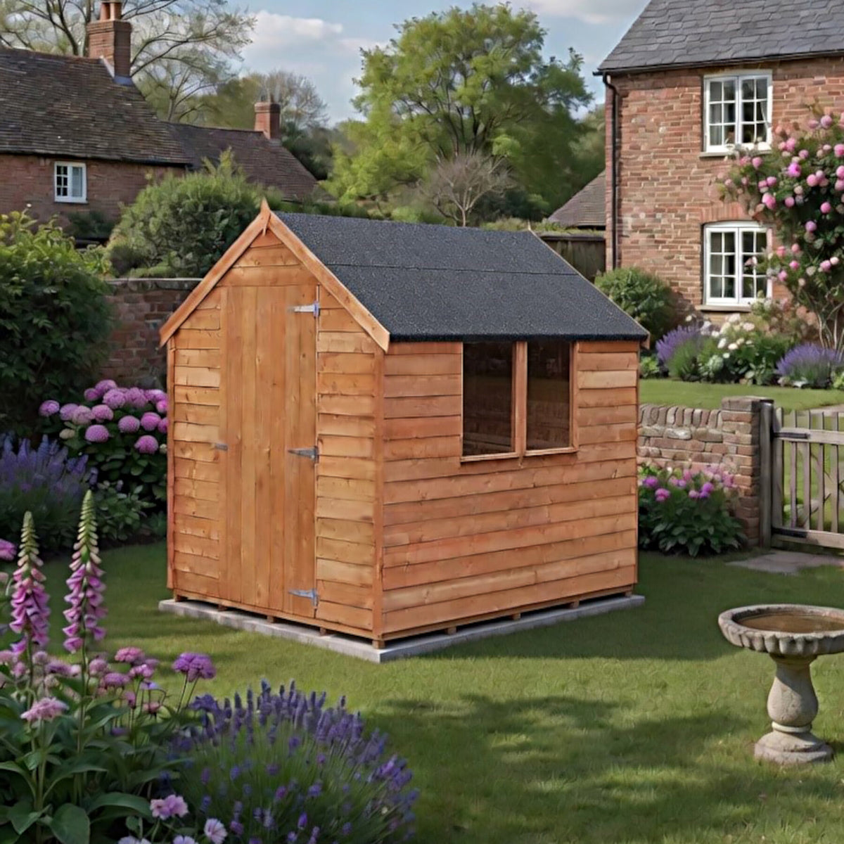 Loxley 5' x 7' Windowless Overlap Apex Shed | Sheds.co.uk