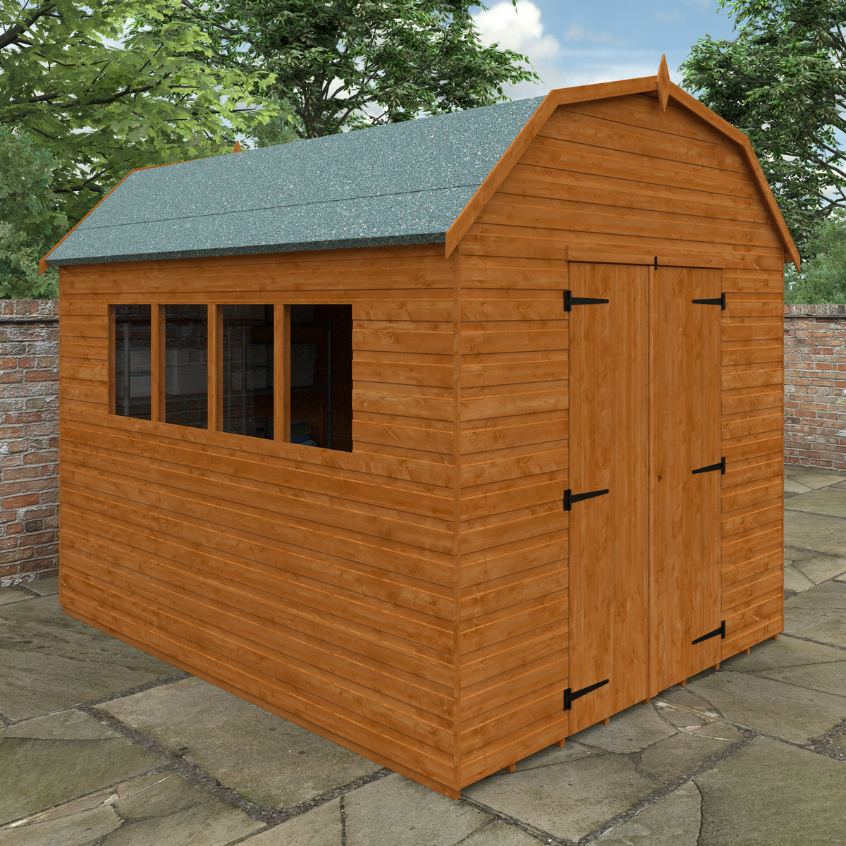 Redlands 8' x 10' Shiplap Mini Barn | Sheds.co.uk