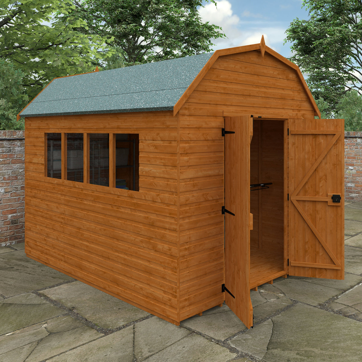Redlands 8' x 10' Shiplap Mini Barn | Sheds.co.uk