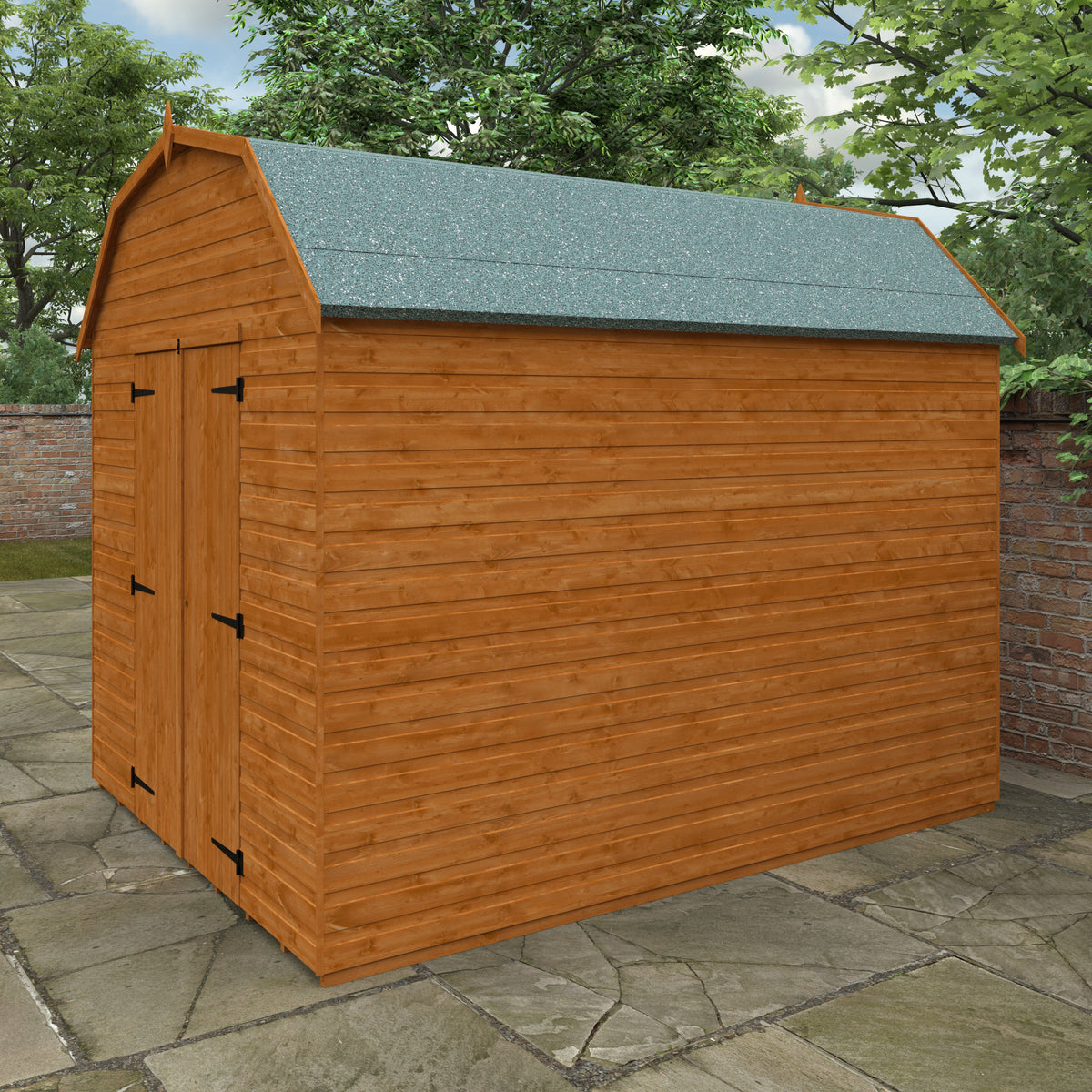 Redlands 8' x 8' Shiplap Mini Barn | Sheds.co.uk