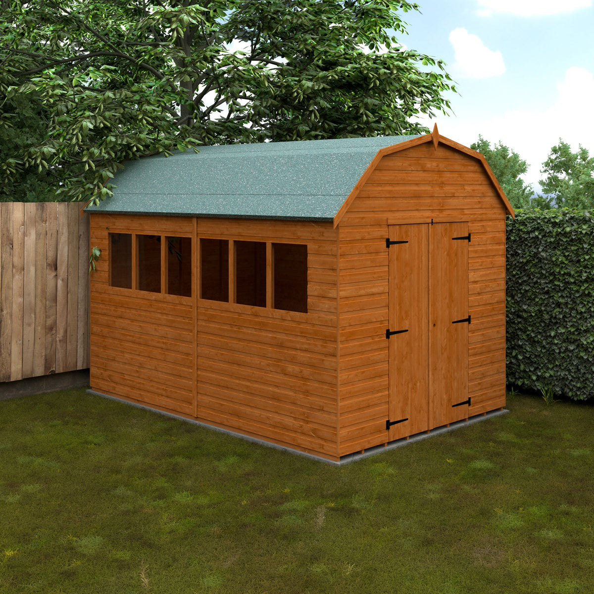Redlands 8' x 12' Shiplap Mini Barn | Sheds.co.uk