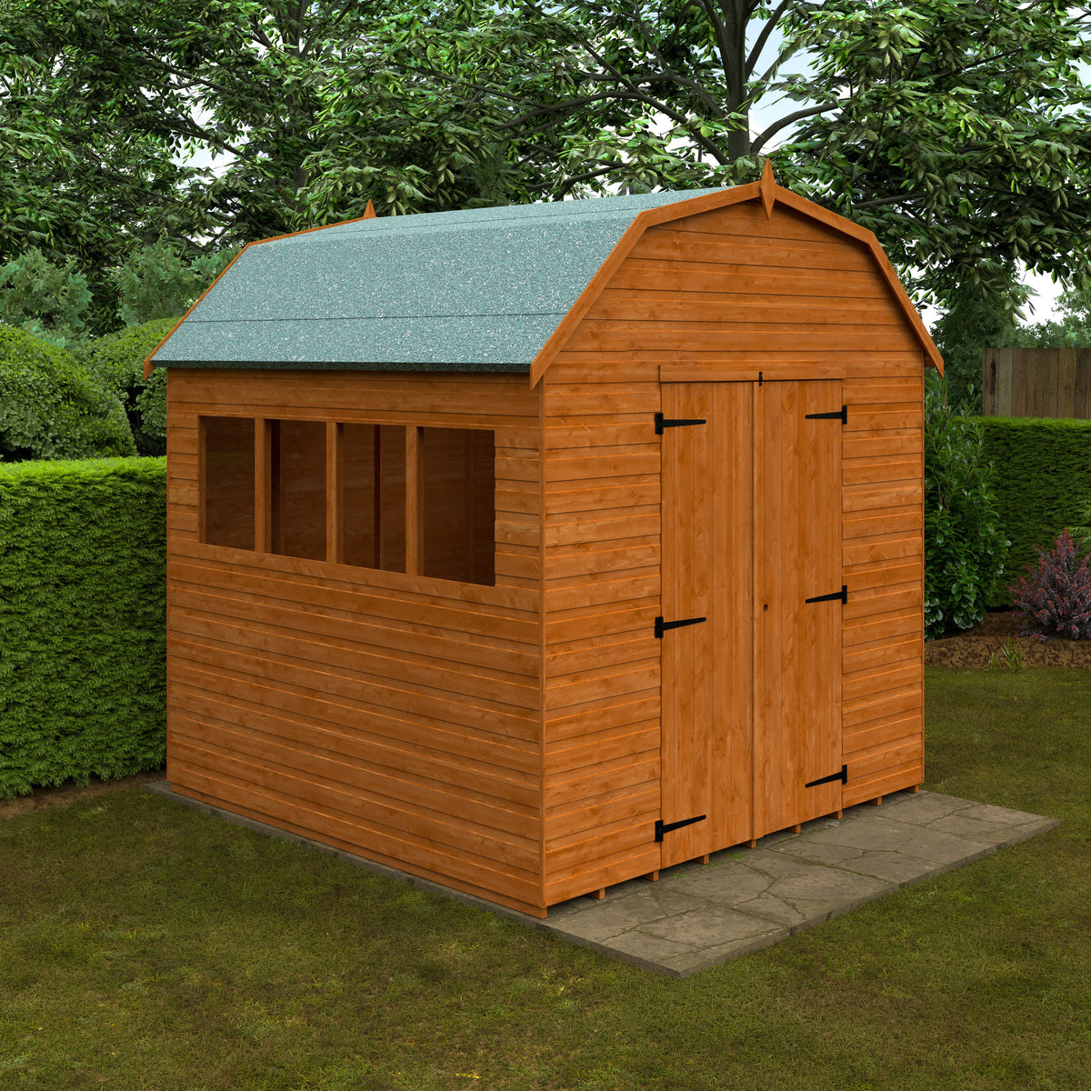 Redlands 8' x 8' Shiplap Mini Barn | Sheds.co.uk
