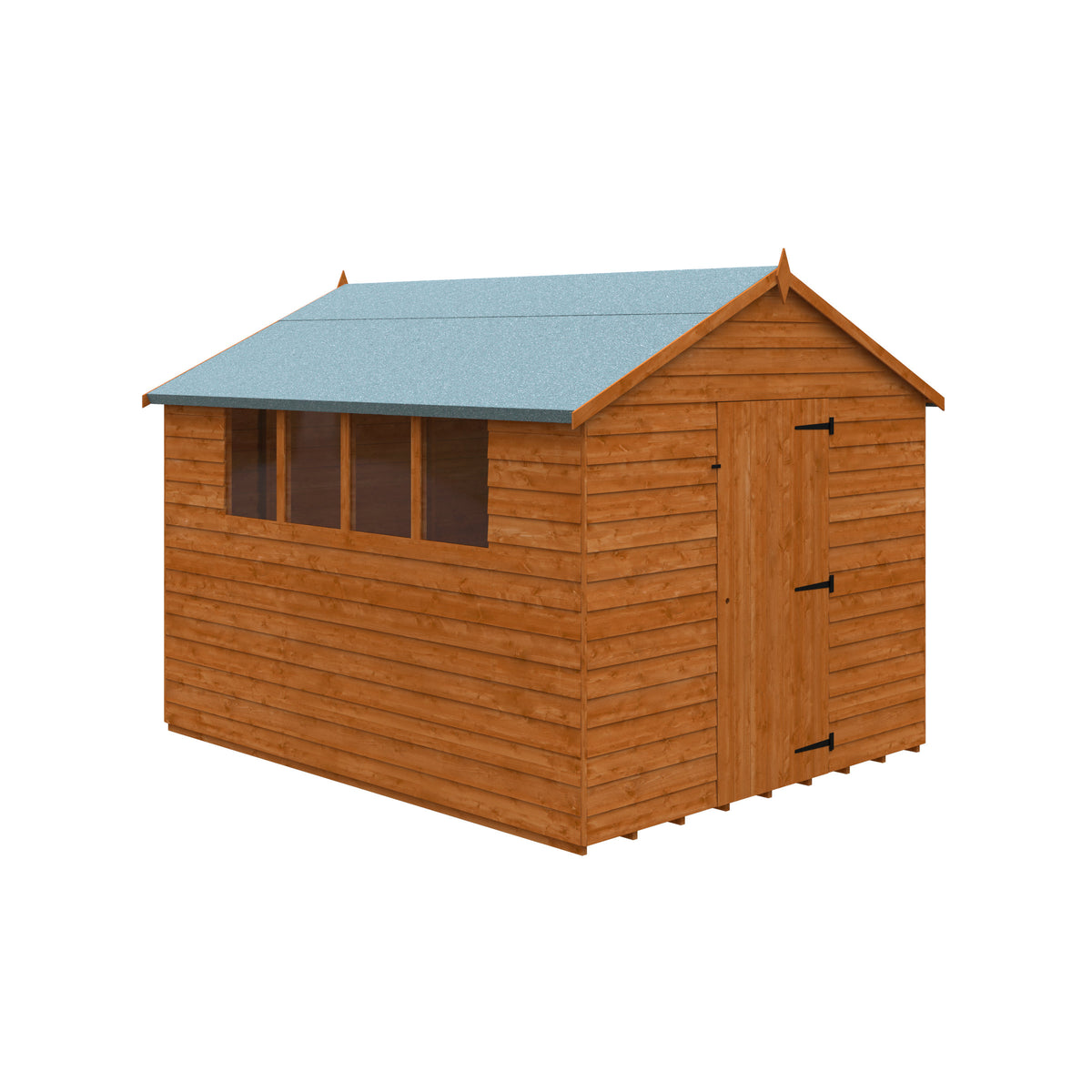 Redlands 8' x 10' Overlap Apex Shed | Sheds.co.uk