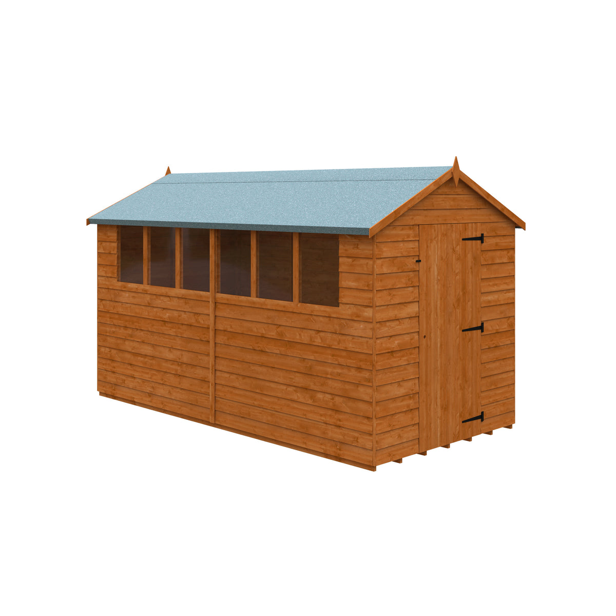 Redlands 6' x 12' Overlap Apex Shed | Sheds.co.uk