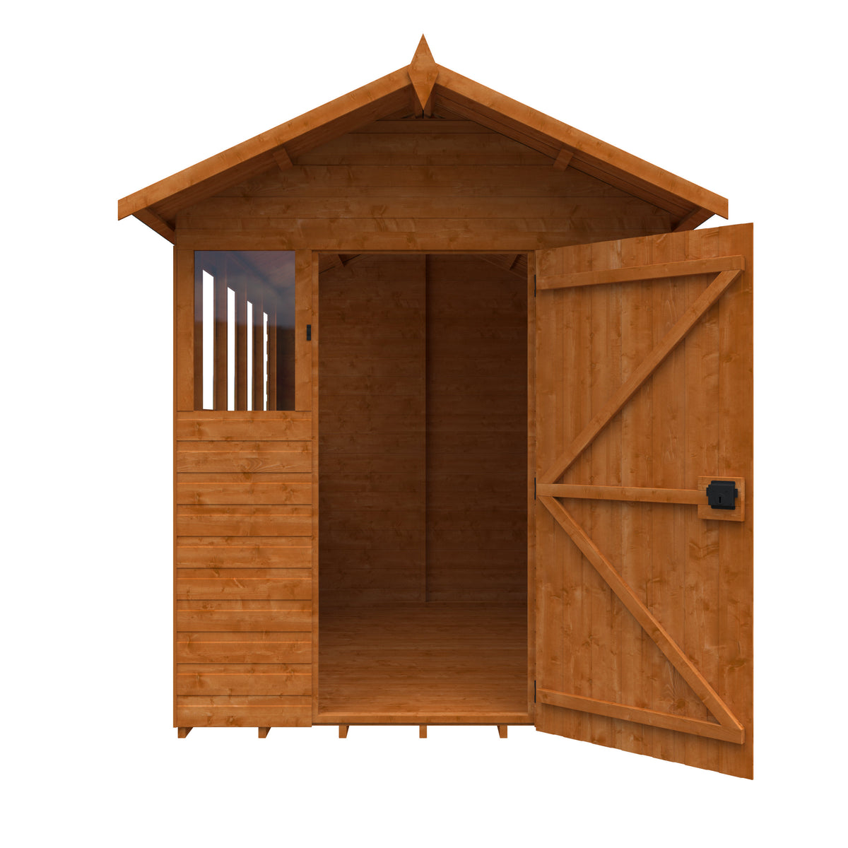 Redlands 8' x 8' Apex Summer Shed | Sheds.co.uk