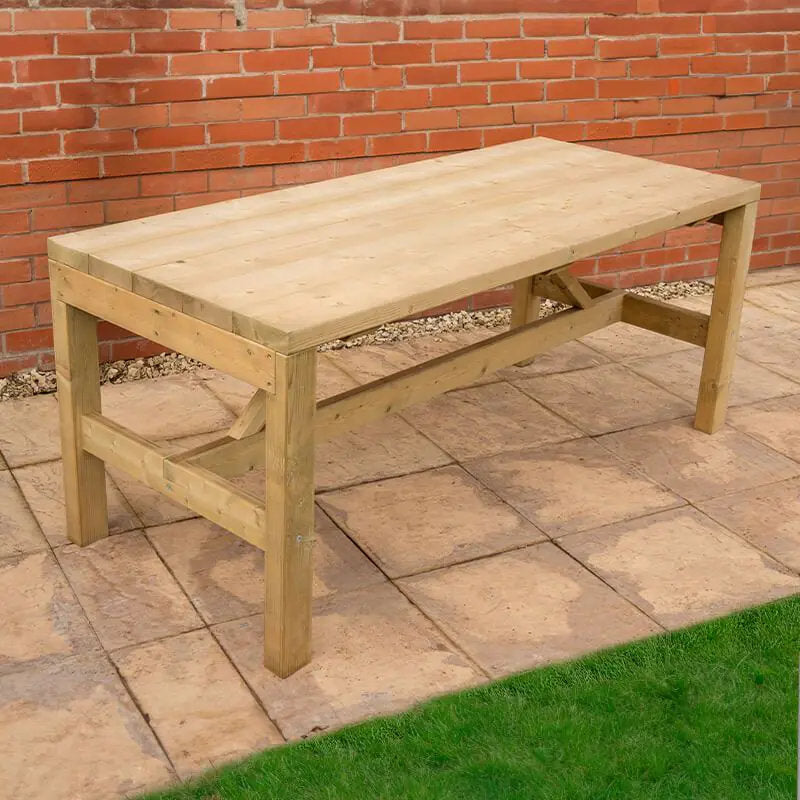 Hartwood Barton 1.8m Garden Dining Table | Sheds.co.uk