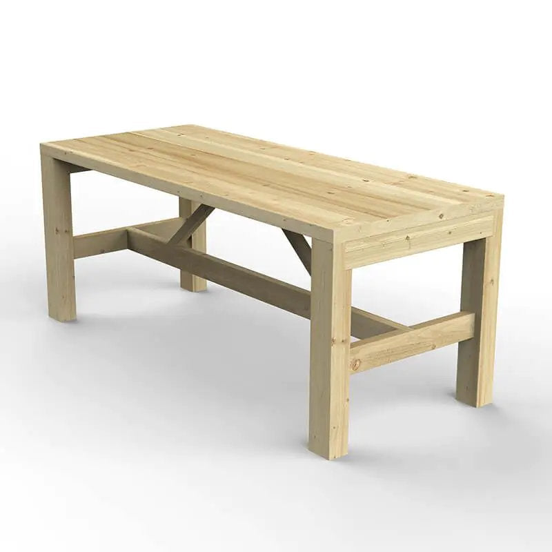 Hartwood Barton 1.8m Garden Dining Table | Sheds.co.uk