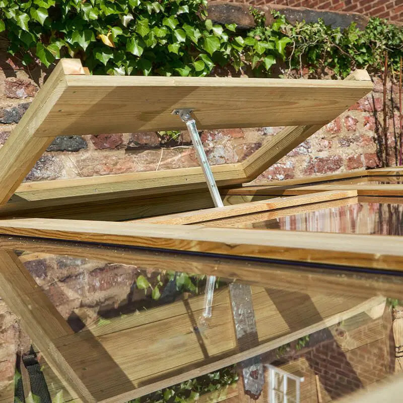 Hartwood 6' x 4' Dale Lean-To Wooden Greenhouse | Sheds.co.uk