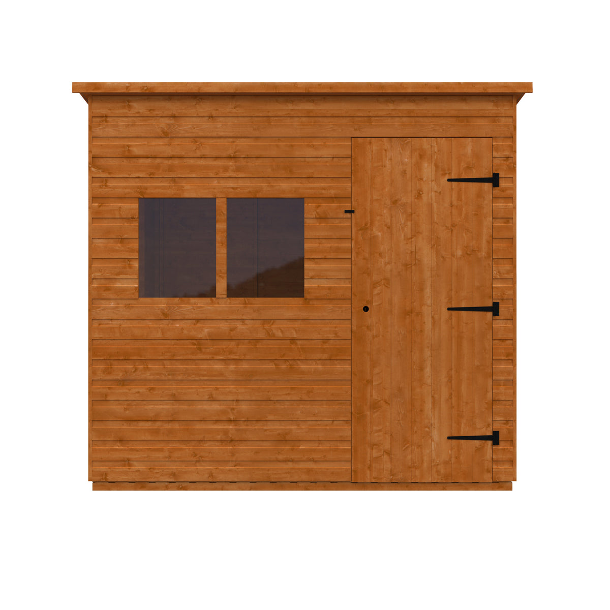 Redlands 8' x 8' Shiplap Extra High Pent Shed | Sheds.co.uk