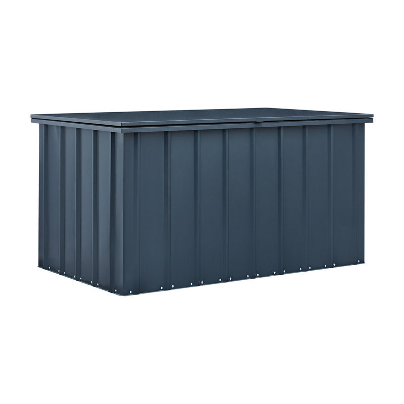Adley 5' x 3' Metal Cushion Storage Box - Grey | Sheds.co.uk