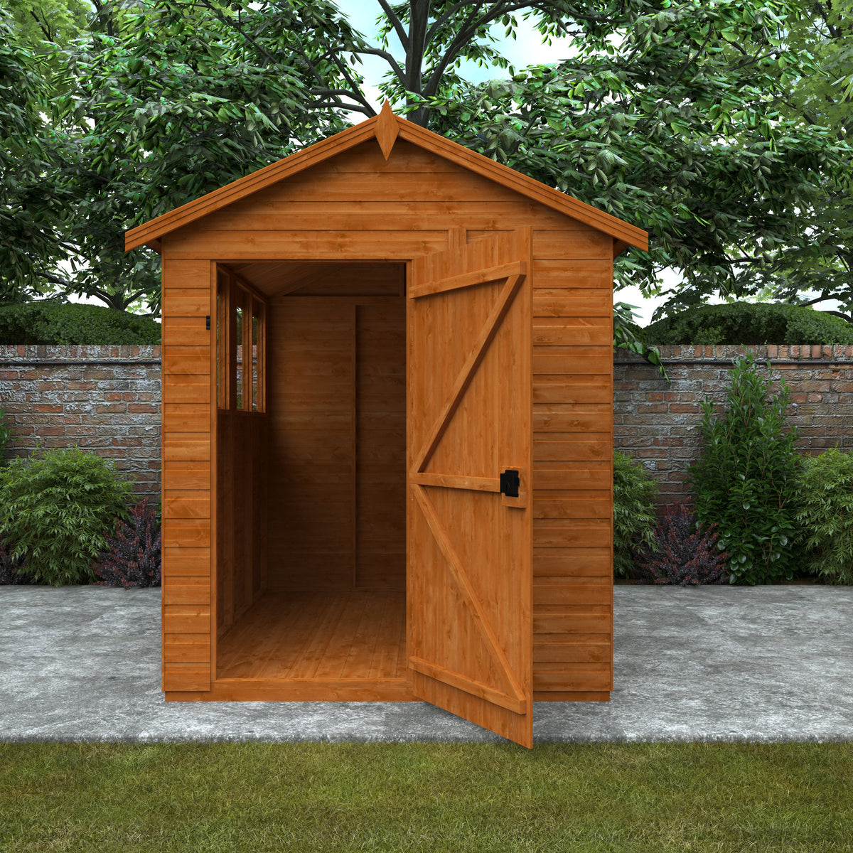 #Door Style_Single Door, #Windows_With Windows