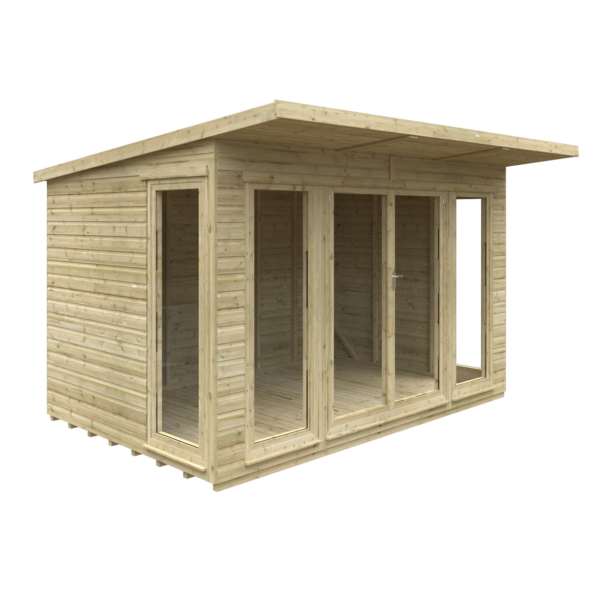 Redlands 12' x 8' Studio Summer House | Sheds.co.uk