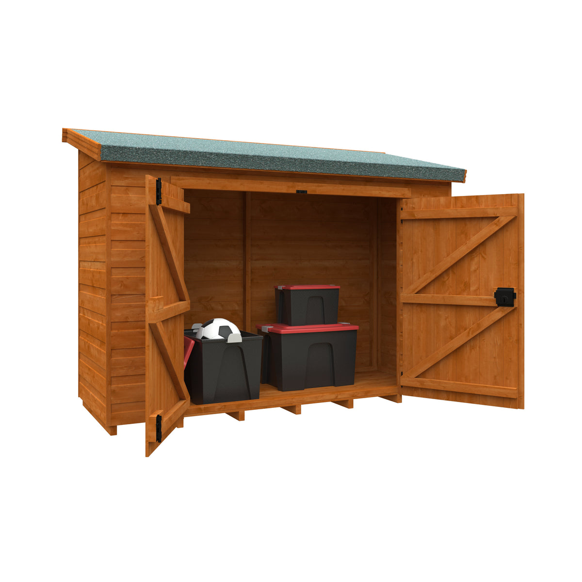 Redlands 6' x 2' Shiplap Storebox | Sheds.co.uk