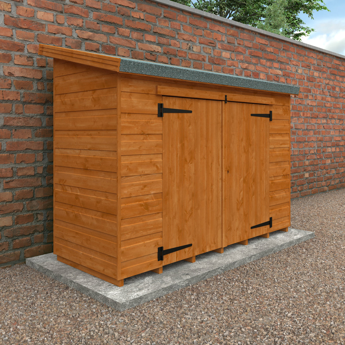 Redlands 6' x 2' Shiplap Storebox | Sheds.co.uk