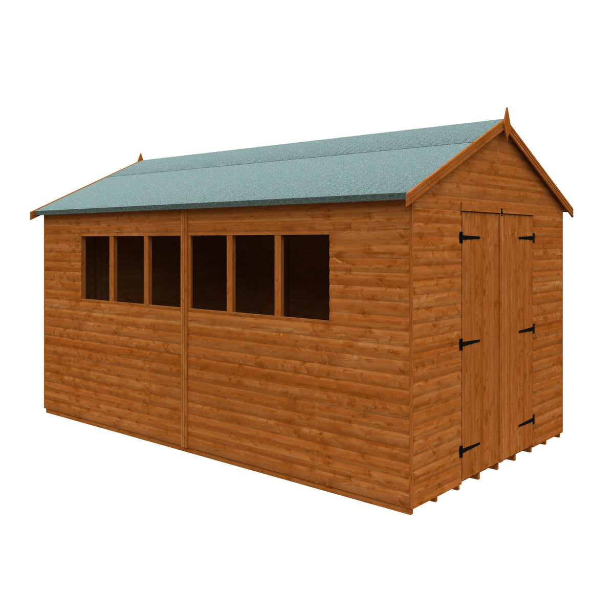 Redlands 8' x 14' Loglap Apex Heavyweight Workshop | Sheds.co.uk