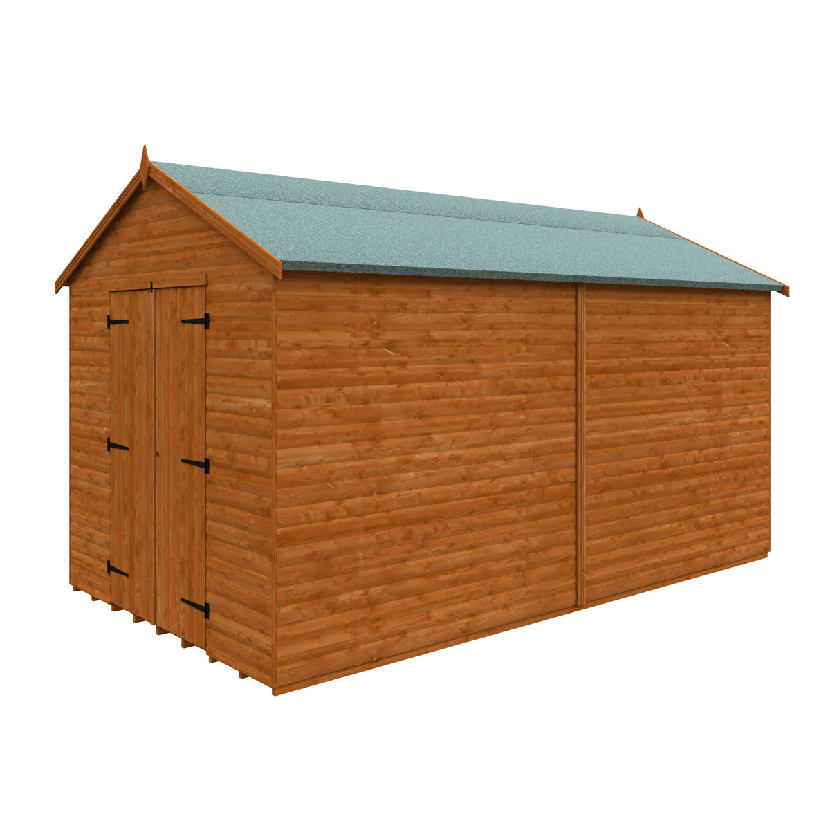 Redlands 8' x 12' Loglap Apex Heavyweight Workshop | Sheds.co.uk