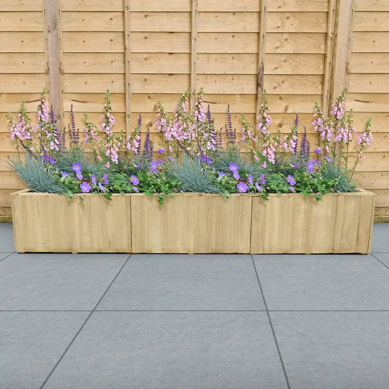 Hartwood Low Level Lapline Planter- Large | Sheds.co.uk
