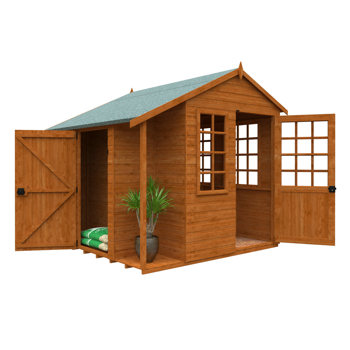 Redlands 8' x 8' Nordic Style Summer House | Sheds.co.uk