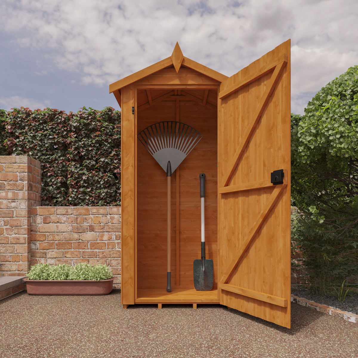 Redlands 3' x 3' Shiplap Apex Tool Tower | Sheds.co.uk