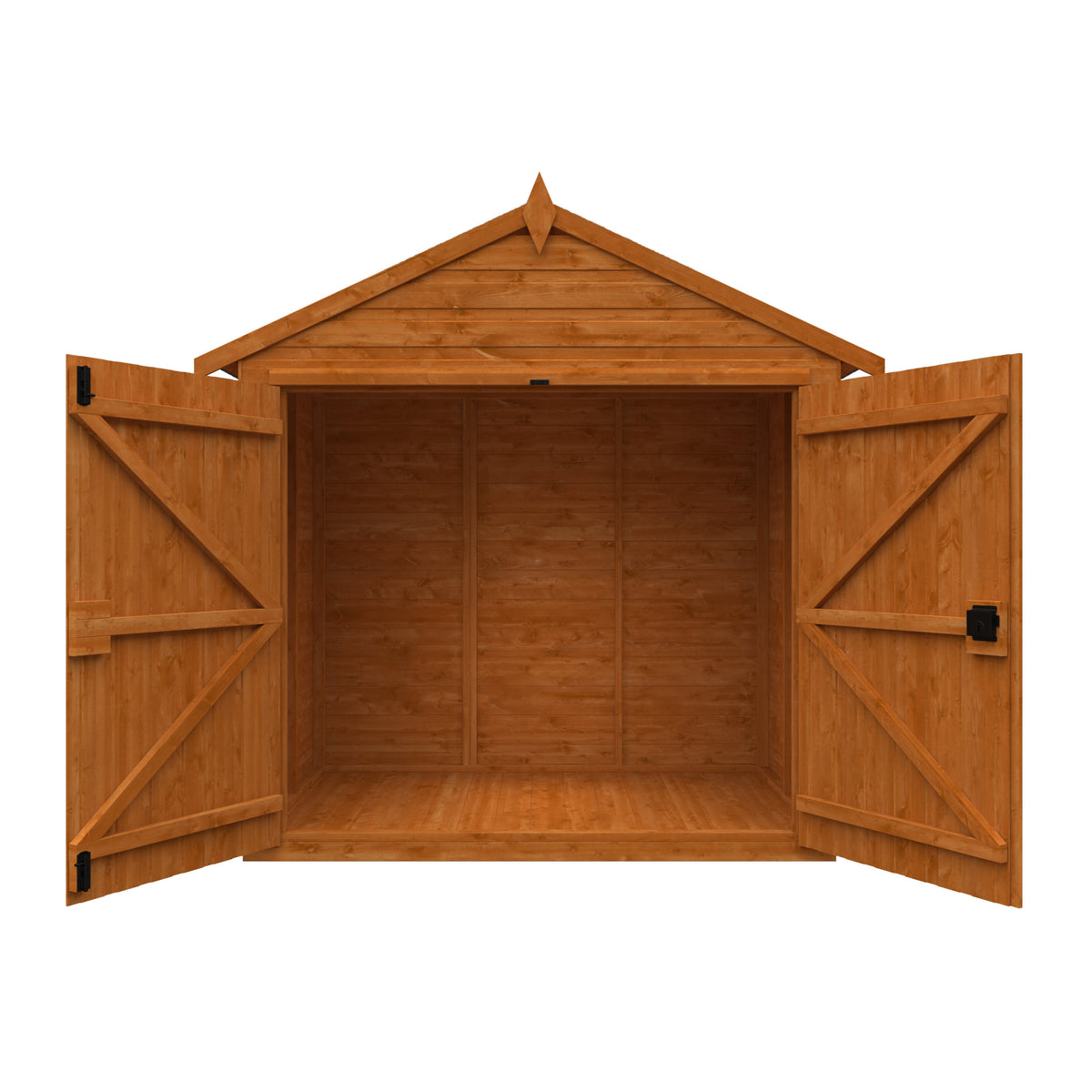 Redlands 5' x 6' Shiplap Modular Apex Bike Shed | Sheds.co.uk