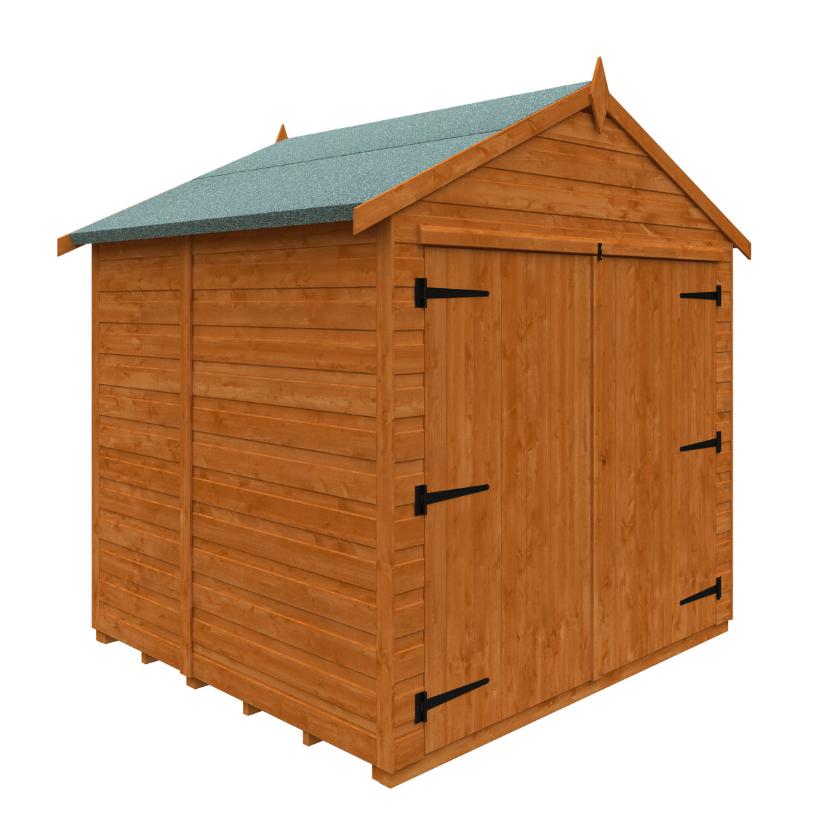 Redlands 5' x 6' Shiplap Modular Apex Bike Shed | Sheds.co.uk