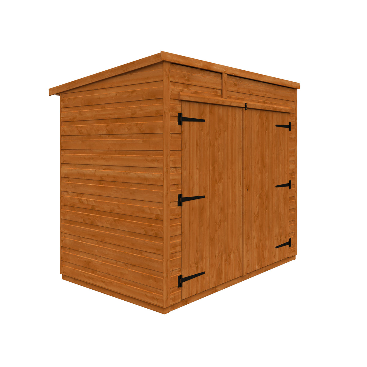Redlands 4' x 6' Shiplap Modular Pent Bike Shed | Sheds.co.uk