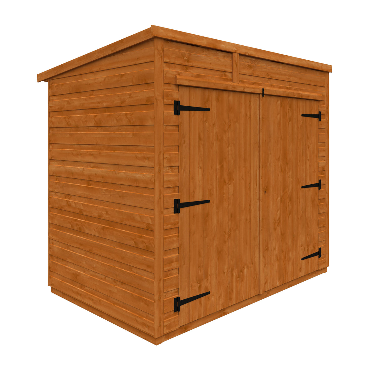 Redlands 4' x 6' Shiplap Modular Pent Bike Shed | Sheds.co.uk