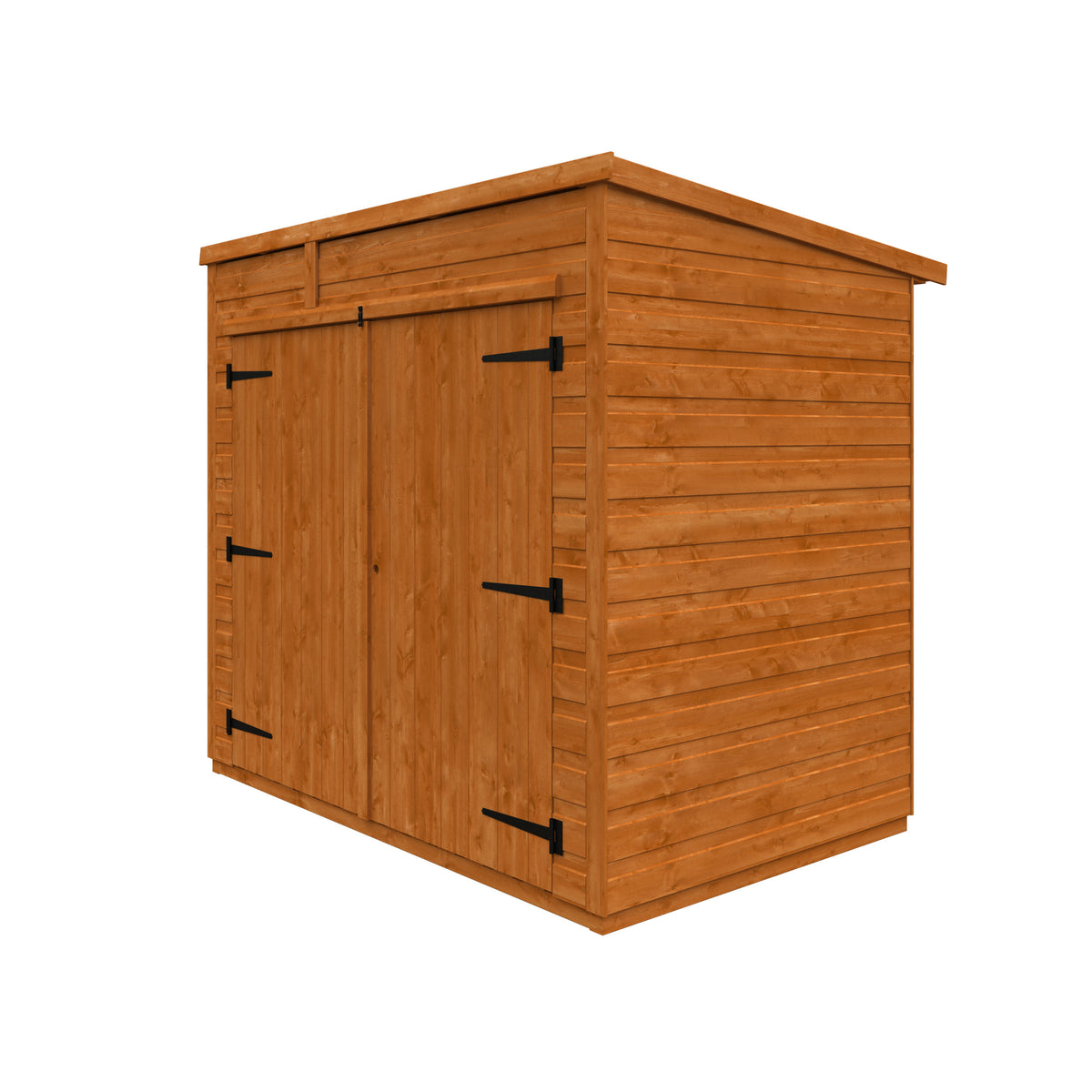 Redlands 4' x 6' Shiplap Modular Pent Bike Shed | Sheds.co.uk