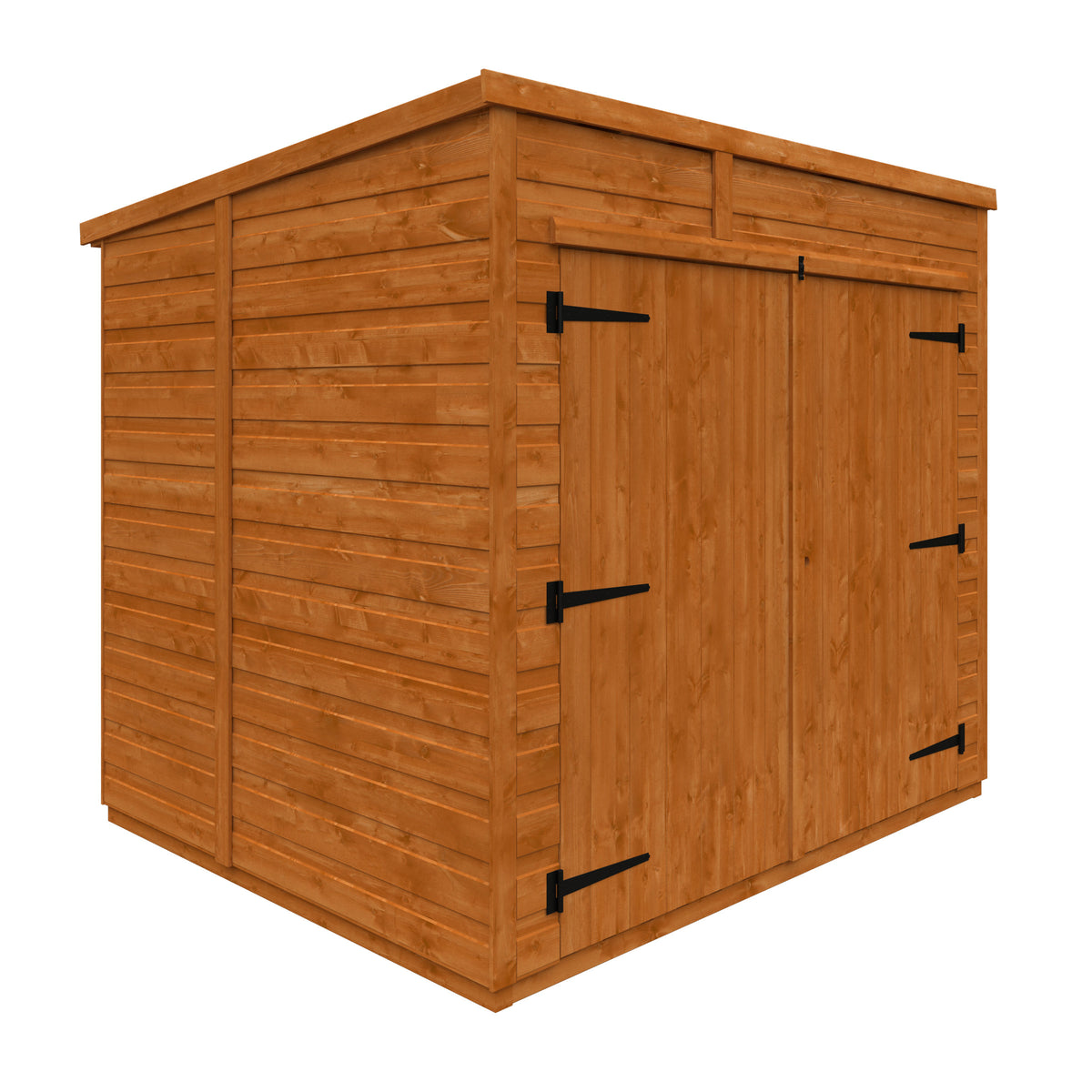 Redlands 5' x 6' Shiplap Modular Pent Bike Shed | Sheds.co.uk