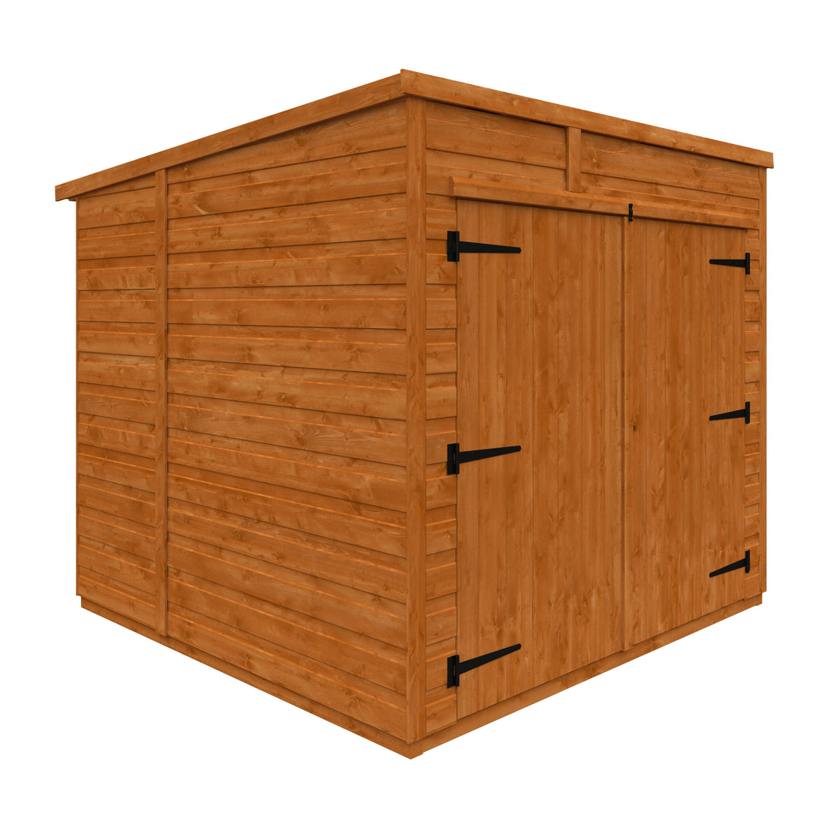Redlands 6' x 6' Shiplap Modular Pent Bike Shed | Sheds.co.uk