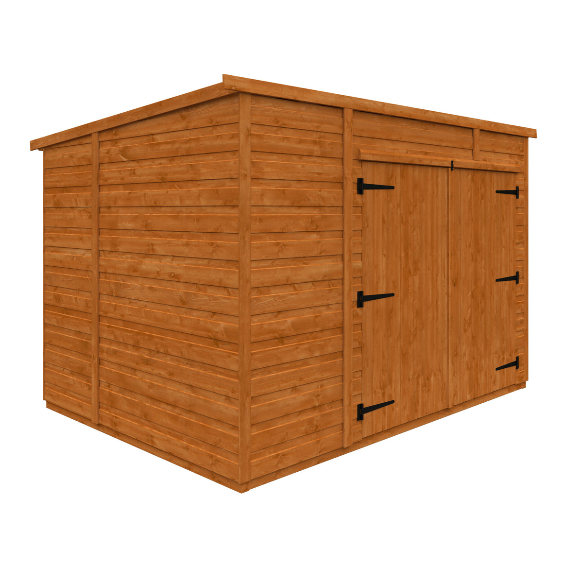 Redlands 6' x 8' Shiplap Modular Pent Bike Shed | Sheds.co.uk