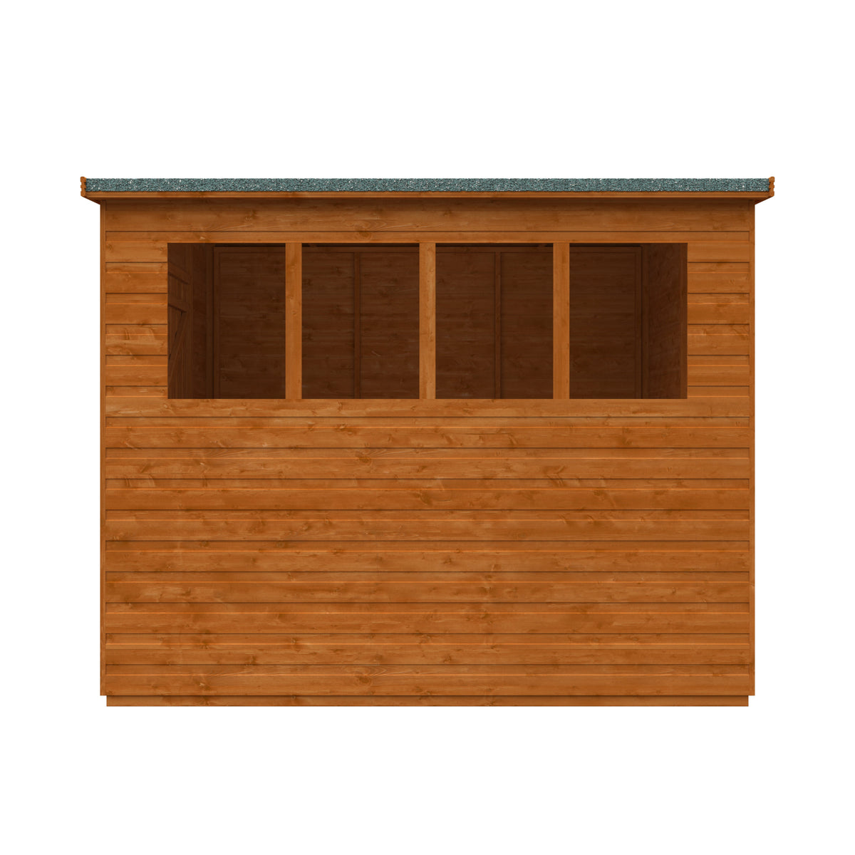 Redlands 8' x 6' Shiplap Lean To Pent Shed | Sheds.co.uk