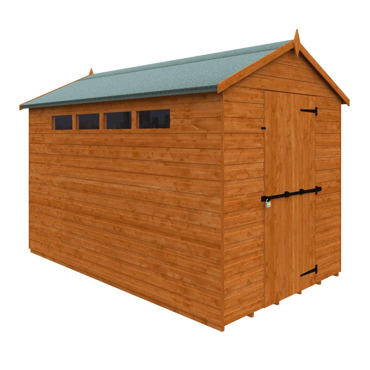 Redlands 10' x 6' Shiplap Apex Security Shed | Sheds.co.uk